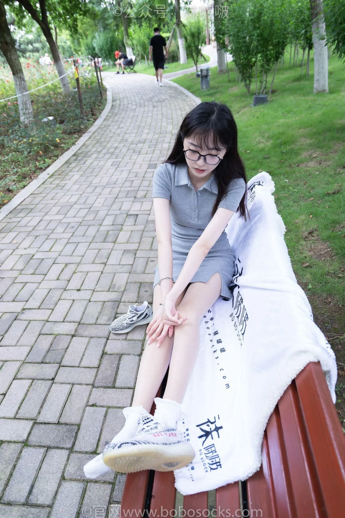 [BoBoSocks袜啵啵]NO.019 稚予-椰子、白棉袜、肉丝 [147P]插图